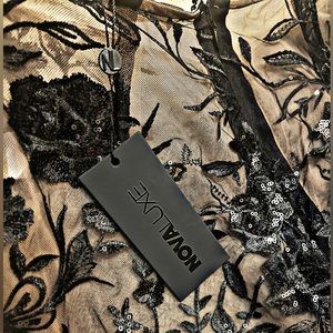 Vera Sequin Embroidered Pants